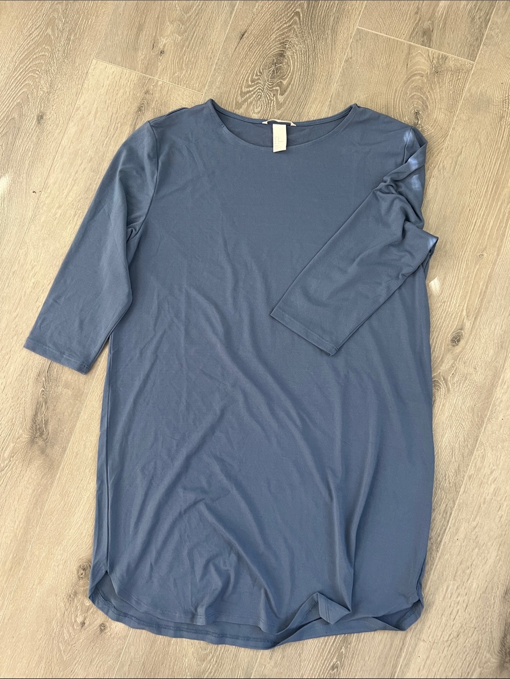 Never worn H&M Women's Slate Blue Long-Sleeve Tunic Dress
